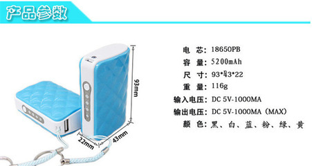 菠蘿充電寶 小巧便攜，電力強勁的移動電源
